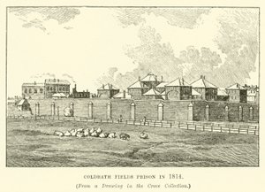 Coldbath Fields Gevangenis in 1814